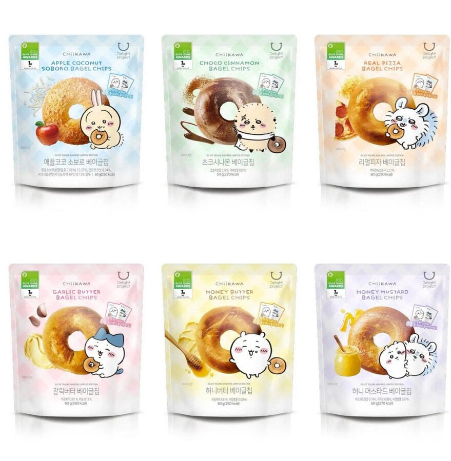 Chiikawa 低卡貝果片